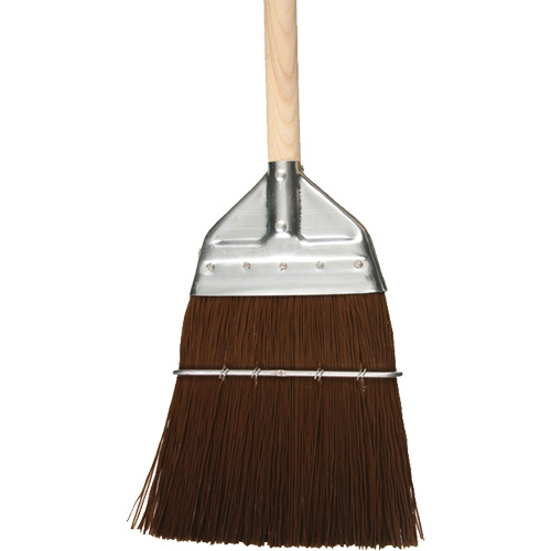 Railway & Track Broom, Wood Handle, Polypropylene Bristles, 56" L Canadian Safety Group Inc.