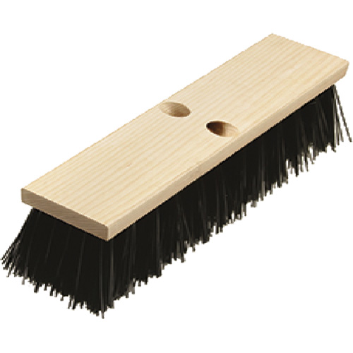 Heavy-Duty Street Broom, 16", Coarse/Stiff, Polypropylene Bristles Canadian Safety Group Inc.