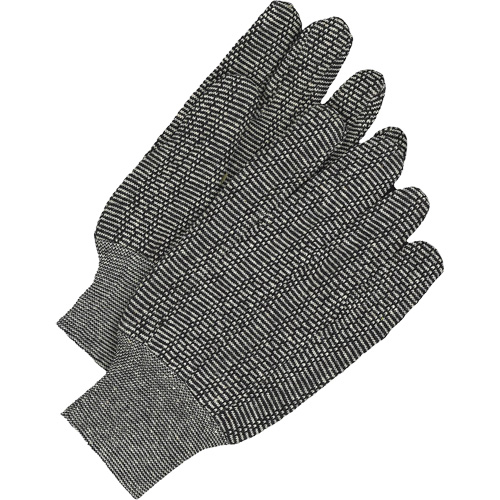 Gants en jersey classiques, Taille unique, Poivre et sel, Non doubl&eacute;, Poignet en tricot Canadian Safety Group Inc.