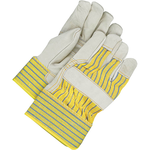 Fitters Gloves with Patch Palm, One Size, Grain Cowhide Palm, Fleece Inner Lining Canadian Safety Group Inc.