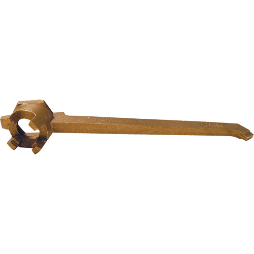 Cl&eacute; pour obturateur de baril, Poign&eacute;e 12", Bronze Canadian Safety Group Inc.