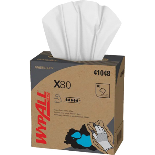 Chiffons &agrave; usage prolong&eacute; X80 WypAll, Robuste, 16-4/5" lo x 9" la Canadian Safety Group Inc.