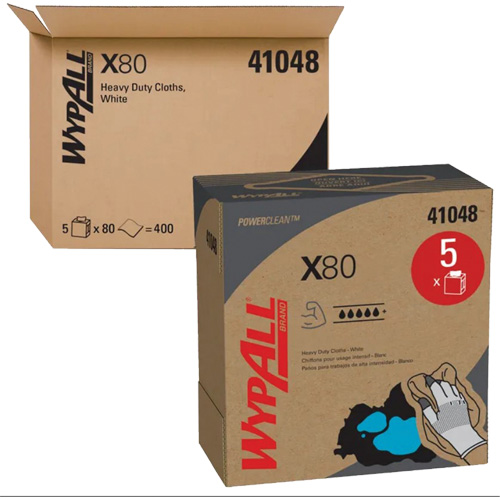 Chiffons &agrave; usage prolong&eacute; X80 WypAll, Robuste, 16-4/5" lo x 9" la Canadian Safety Group Inc.