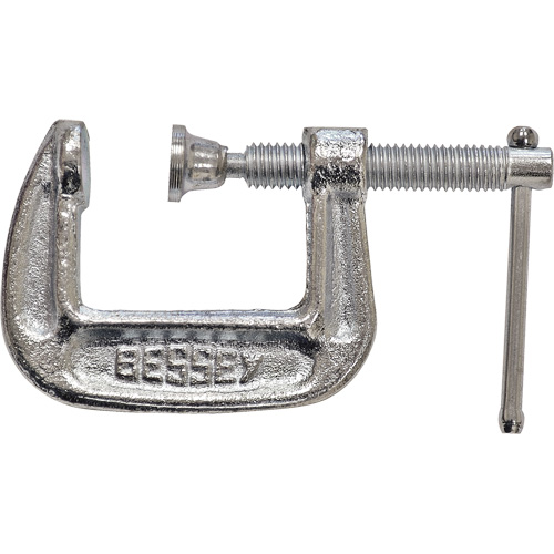 Light-Duty C-Clamp, 1" (25 mm) Capacity, 1" (25 mm) Throat Depth Canadian Safety Group Inc.