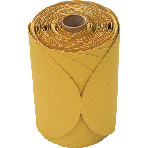 Stikit Gold Disc Roll, 6" Dia., 120 Grit, Aluminum Oxide Canadian Safety Group Inc.