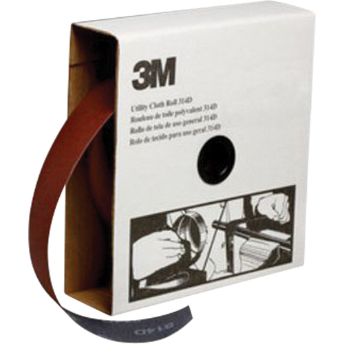 Utility Sanding Roll, Aluminum Oxide, 2" W x 150' L, P400 Grit Canadian Safety Group Inc.