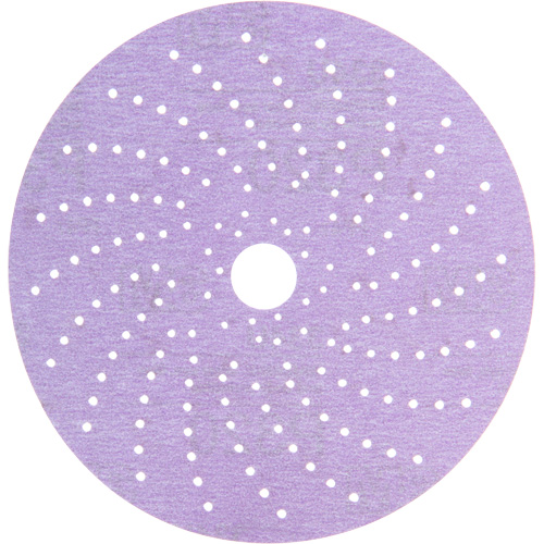 Disque de ponçage net mauve Hookit, 6" dia., Grain 320+, Oxyde d'aluminium Canadian Safety Group Inc.