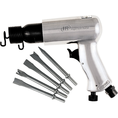 Marteau pneumatique avec jeu de burins, 3 pi³/min, 1/4" NPT, 3500 coups/min, 11/16" x 2-5/8" (17,46 mm x 66,68 mm) Canadian Safety Group Inc.