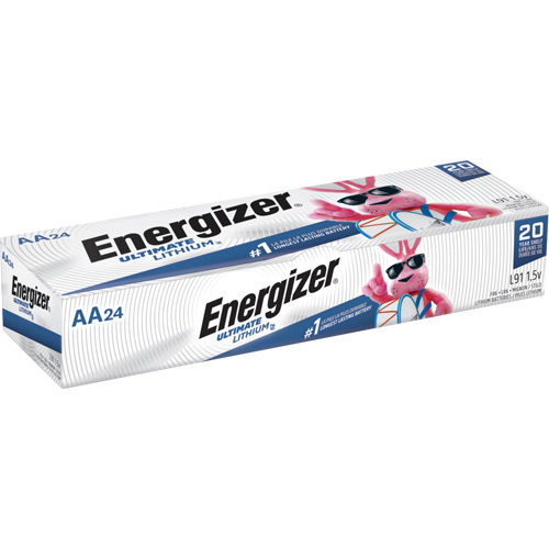 Batteries au lithium Ultimate, AA, 1,5 V Canadian Safety Group Inc.