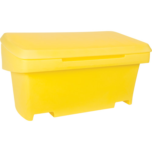 Contenant de rangement robuste pour l'ext&eacute;rieure pour sel et sable, 24" x 48" x 24", 10 pi³, Jaune Canadian Safety Group Inc.