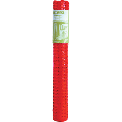 Plastic Snow Fence, 50' L x 4' W, Orange Canadian Safety Group Inc.