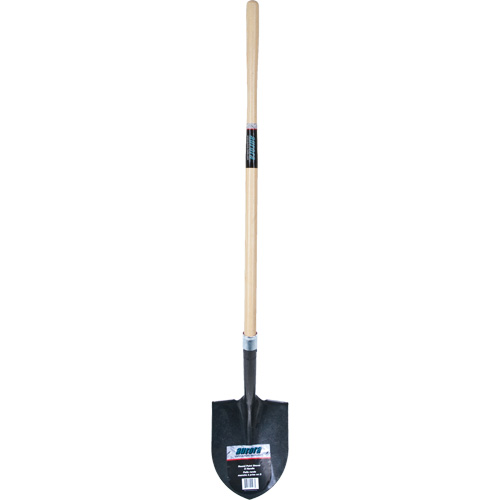 Heavy-Duty Round Point Shovel, Carbon Steel Blade, Hardwood, Straight Handle Canadian Safety Group Inc.
