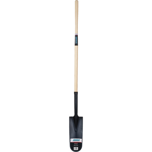 Heavy-Duty Drain Spade, Carbon Steel, 16" x 6" Blade, 45" L, Straight Handle Canadian Safety Group Inc.