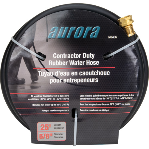 Contractor Duty Rubber Hose, Rubber, 5/8" dia. x 25' Canadian Safety Group Inc.