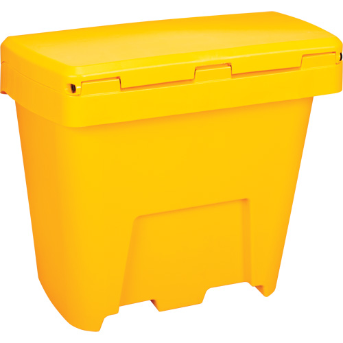 Salt & Sand Storage Bins, With Hasp, 21" x 27" x 26", 4.24 cu. ft., Yellow Canadian Safety Group Inc.