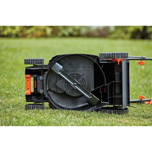Lawn Mower with Comfort Grip Handle, Push Walk-Behind, Electric, 15" Cutting Width Canadian Safety Group Inc.