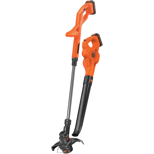 Max* String Trimmer/Edger & Hard Surface Sweeper Combo Kit, 10", Battery Powered, 20 V Canadian Safety Group Inc.