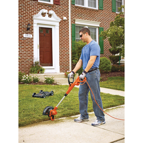 3-in-1 Compact Mower, Push Walk-Behind, Electric, 12" Cutting Width Canadian Safety Group Inc.