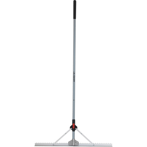 R&acirc;teau &agrave; niveler pour am&eacute;nagement paysager avec t&ecirc;te pliante, Manche Fibre de verre, 36" la, Lame Aluminium Canadian Safety Group Inc.