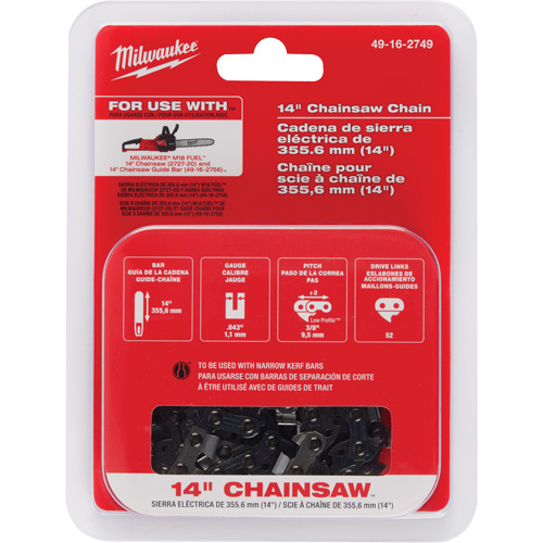 Chaîne de 14" pour scie &agrave; chaîne Canadian Safety Group Inc.