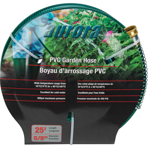 Tuyau de jardin, PVC, 5/8" dia x 25' Canadian Safety Group Inc.