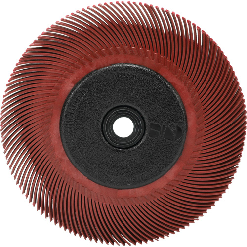 BROSSE RADIALE BRISTLE T-C,6",A/ADAPTATEUR 220, C&eacute;ramique, Grain 220, 6" dia. Canadian Safety Group Inc.