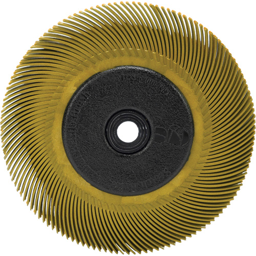 Brosse radiale en soies Scotch-Brite, C&eacute;ramique, Grain 80, 6" dia. Canadian Safety Group Inc.