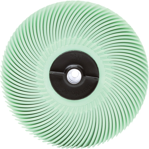 Scotch-Brite Radial Bristle Disc, Aluminum Oxide, 1 Micron Grit, 3" Dia. Canadian Safety Group Inc.