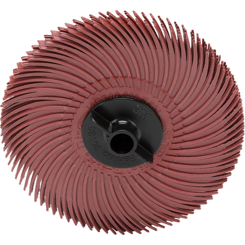 Meule en soie radiale Scotch-Brite, Oxyde d'aluminium, Grain 220, 3" dia. Canadian Safety Group Inc.