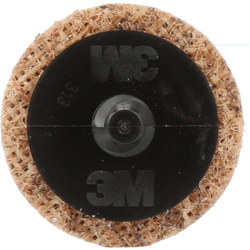 Disque de conditionnement de surface Roloc Scotch-Brite, 1-1/2" dia., Grain Cors&eacute;, Oxyde d'aluminium Canadian Safety Group Inc.