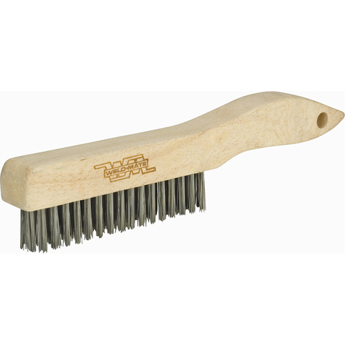 Brosses &agrave; gratter industrielles &agrave; manche en patin, Acier au carbone, 4 x 16 rangs de fils, Longueur 10-1/2" Canadian Safety Group Inc.