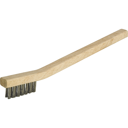 Small Cleaning Industrial-Duty Scratch Brush, Stainless Steel, 3 x 7 Wire Rows, 7-3/4" Long Canadian Safety Group Inc.
