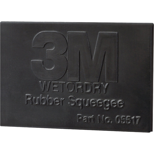 Raclette en caoutchouc Wetordry, 3", Caoutchouc Canadian Safety Group Inc.