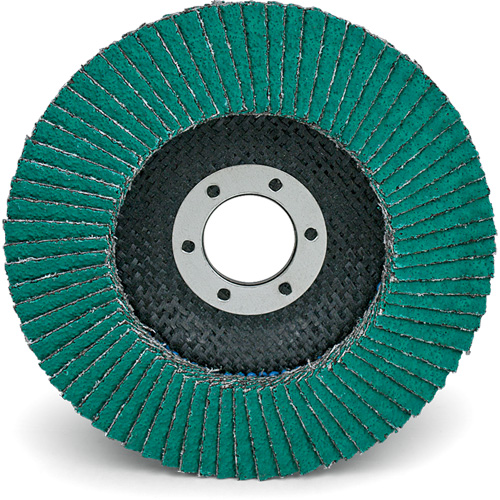 Disques &agrave; lamelles 577F, 4-1/2" x 7/8", Type 29, Grain 40, Zirconium Canadian Safety Group Inc.