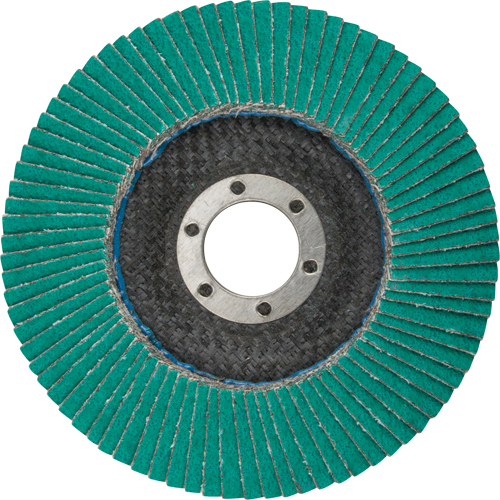 Disques &agrave; lamelles 577F, 4-1/2" x 7/8", Type 29, Grain 60, Zirconium Canadian Safety Group Inc.