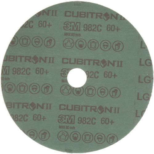 Disques en fibre mod&egrave;le 982C Cubitron II , Grain de c&eacute;ramique, 60+, 7" Dia x 7/8" Arbre Canadian Safety Group Inc.