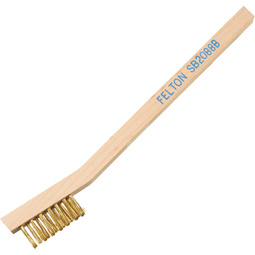 Petites brosses de nettoyage, Nylon, 3 x 7 rangs de fils, Longueur 7-3/4" Canadian Safety Group Inc.