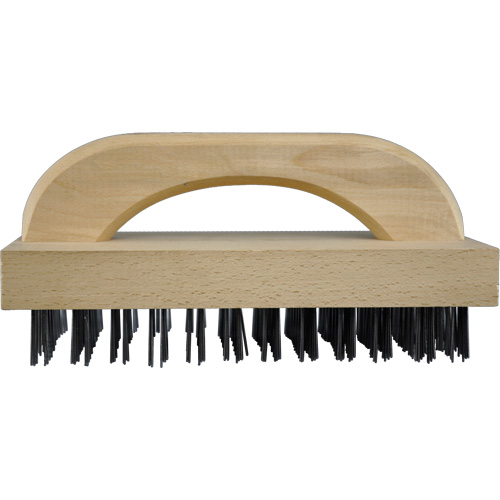 Brosses bloc de boucher &agrave; fils plats, Fil en acier plat, 8 x 12 rangs de fils, Longueur 9" Canadian Safety Group Inc.