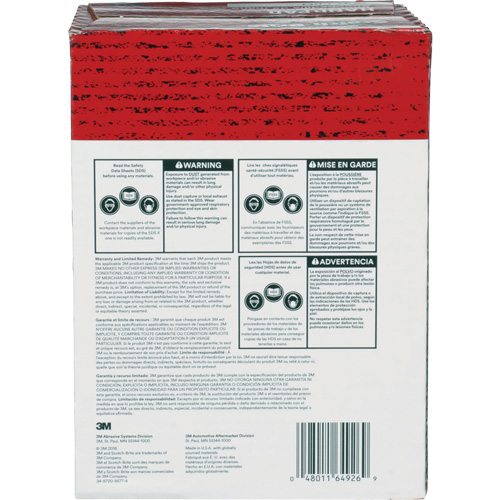 Tampons manuels Scotch-Brite 7447, Oxyde d'aluminium, 9" x 6", Grain Tr&egrave;s fin Canadian Safety Group Inc.