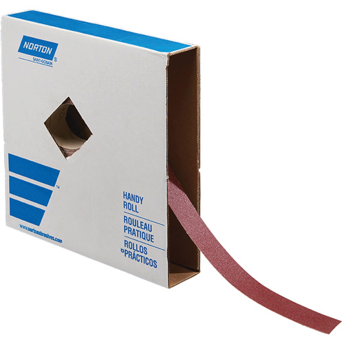 Metal Sanding Roll, Aluminum Oxide, 1-1/2" W x 150' L, 120 Grit Canadian Safety Group Inc.