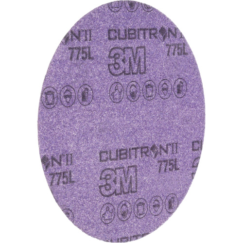 3M Hookit Film Disc, 6" Dia., 320+ Grit, Ceramic, C-Weight Canadian Safety Group Inc.