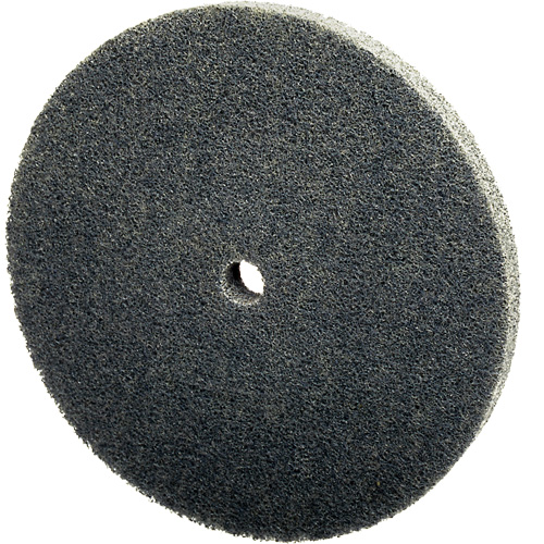 Meule unitaris&eacute;e EXL Scotch-Brite, 3" x 1/4", Arbre de 1/4", Grain de Fin, Carbure de silicium Canadian Safety Group Inc.