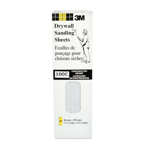 Tri-M-ite Fre-Cut Die -Cut Drywall Sheet, 11-1/4" x 3-5/16", 100 Grit, Silicon Carbide Canadian Safety Group Inc.