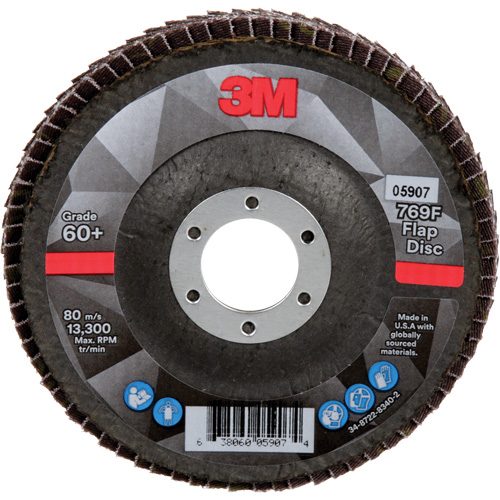 769F Quick Change Flap Disc, 4-1/2" x 7/8", Type 29, 60+ Grit, Ceramic Canadian Safety Group Inc.