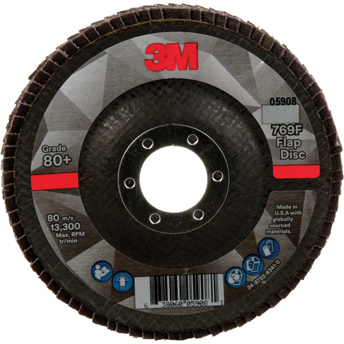769F Quick Change Flap Disc, 4-1/2" x 7/8", Type 29, 80+ Grit, Ceramic Canadian Safety Group Inc.