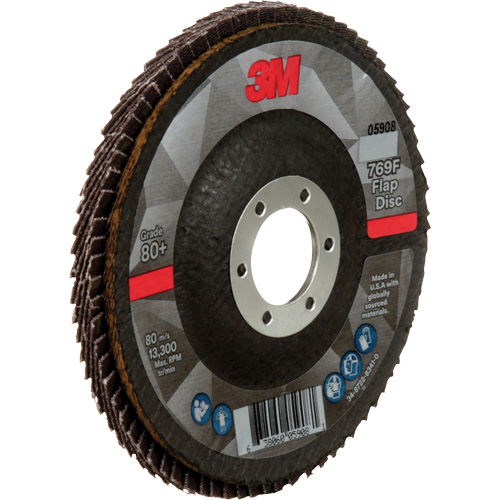 769F Quick Change Flap Disc, 4-1/2" x 7/8", Type 29, 80+ Grit, Ceramic Canadian Safety Group Inc.