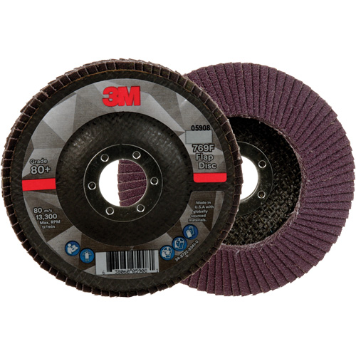 769F Quick Change Flap Disc, 4-1/2" x 7/8", Type 29, 80+ Grit, Ceramic Canadian Safety Group Inc.