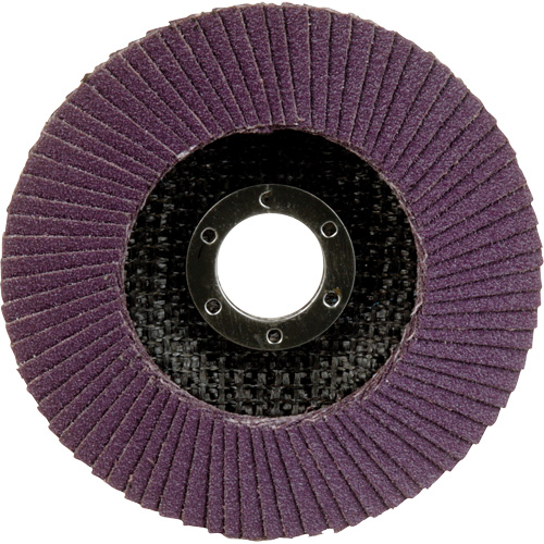 Disque &agrave; lamelles &agrave; changement rapide 769F, 4-1/2" x 7/8", Type 27, Grain 80+, C&eacute;ramique Canadian Safety Group Inc.