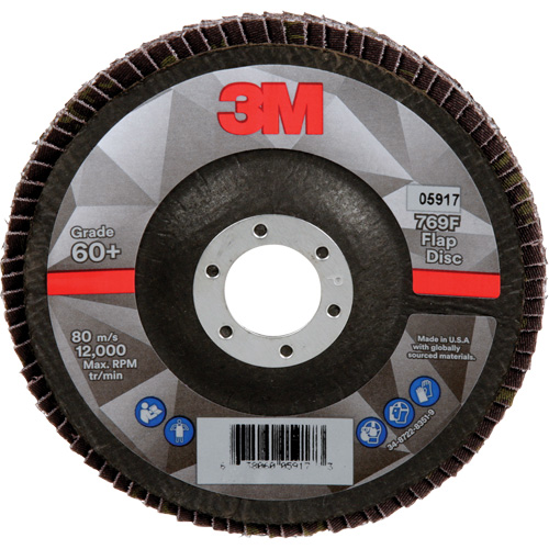 769F Quick Change Flap Disc, 5" x 7/8", Type 29, 60+ Grit, Ceramic Canadian Safety Group Inc.