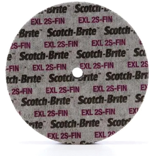 Meule unitaris&eacute;e EXL Scotch-Brite, 6" x 1/4", Arbre de 1/4", Grain de Fin, Carbure de silicium Canadian Safety Group Inc.